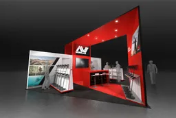20x20 Island booth design by Condit Exhibits